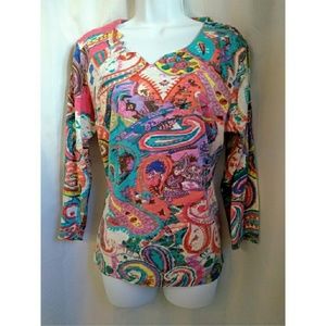Parsley & Sage paisley tunic top